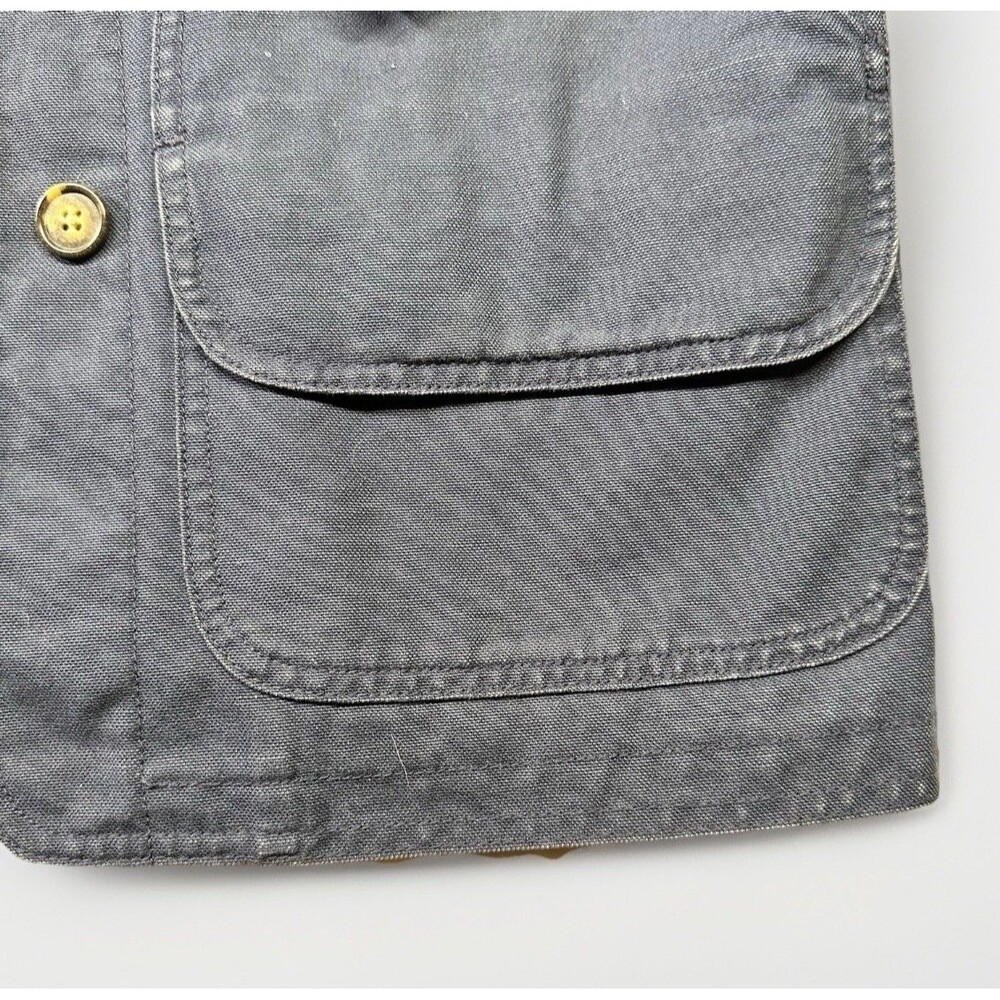 Women's Barn/Chore Navy Jacket with Corduroy Collar - Picture 2 of 10